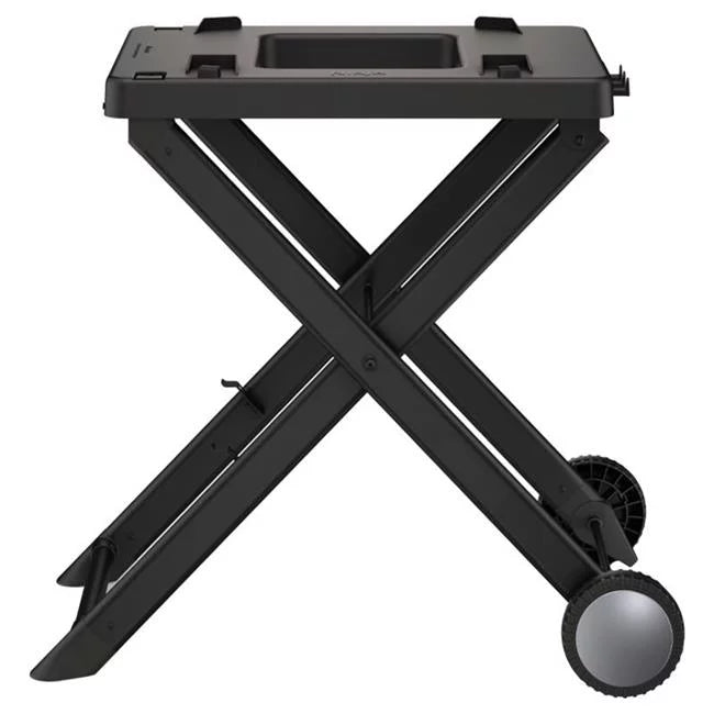 44.13 x 22.48 x 6.73 in. Plastic Woodfire Grill Stand, Black