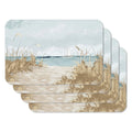 CounterArt Coastal Scenery 4-Pack Reversible Flexible Plastic Tabletop Placemats