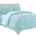 6 Pieces Prestige Soft and Comfortable Collection Comforter Set, Twin/Twin XL, Aqua