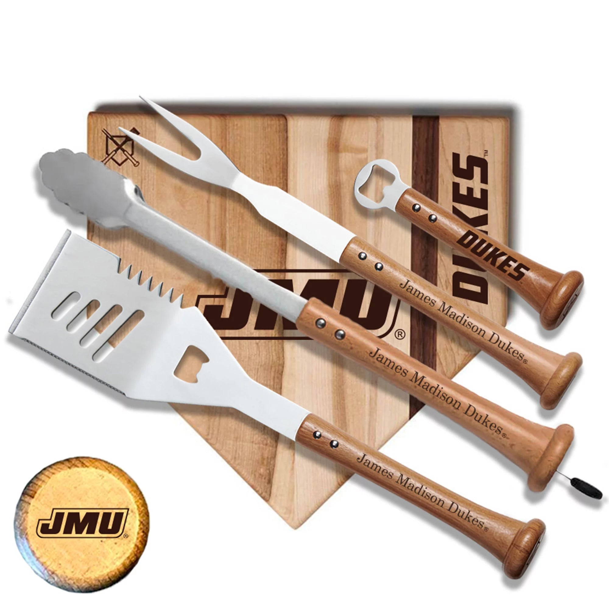 Baseball BBQ  James Madison Dukes 12 Grand Slam Combo Set