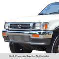 1992-1994 Toyota Pickup 4Wd 304 Stainless Steel Polished Finish 8X6 Horizontal Billet Stainless Steel Billet Grille