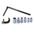 Colaxi 9-17mm Wrench Socket Plumber Back Nut Set Faucet Installation Tap Installation Tool Portable Socket Wrench Faucet Wrench Set