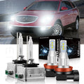H11 D3S Xenon bulbs for 2017-19 Buick Lacrosse LED Headlights High Low Beam 4pc
