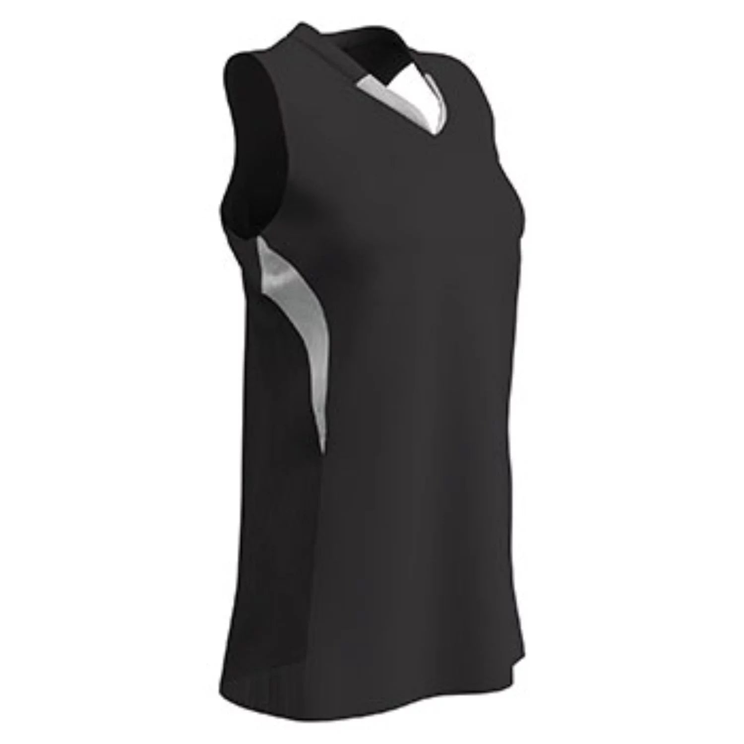 Champro Womens Decoy Racer Back Jersey Black White 2XL