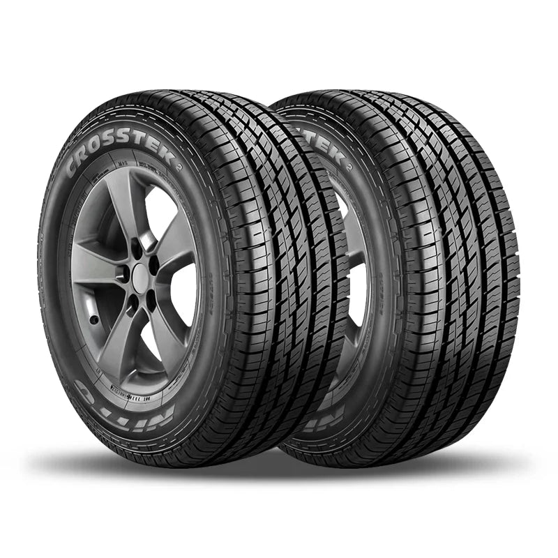 Pair of 2 Nitto Crosstek 2 255/50R19 107H XL Truck SUV All Season Tires 50k mi Warranty 452630 / 255/50/19 / 2555019 Fits: 2020-23 Mercedes-Benz GLE350 4Matic, 2010-13 Acura MDX Base