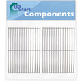2-Pack BBQ Grill Cooking Grates Replacement Parts for Coleman EVEN HEAT - Compatible Barbeque Grid 18 1/4