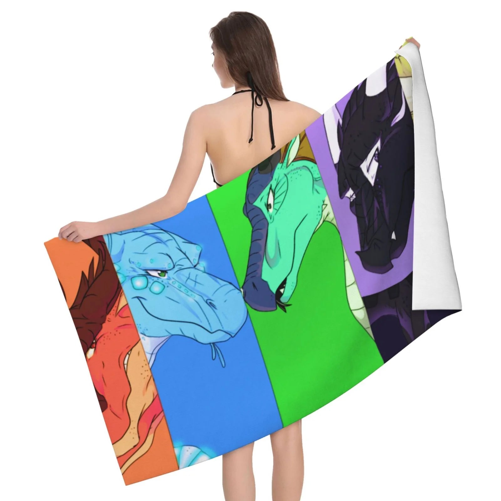 Wings Of Fire Dangerous Beach Towel Microfiber Soft Lightweight Absorbent Bath Towel For Bathroom Pool Swimming Gym Spa 52x32in
