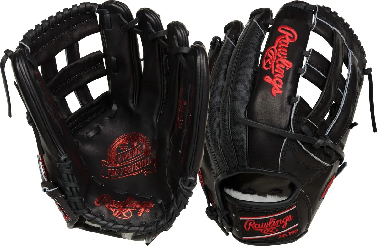 Rawlings Pro Preferred Series Baseball Glove | RHT |12.75 inch | Outfield