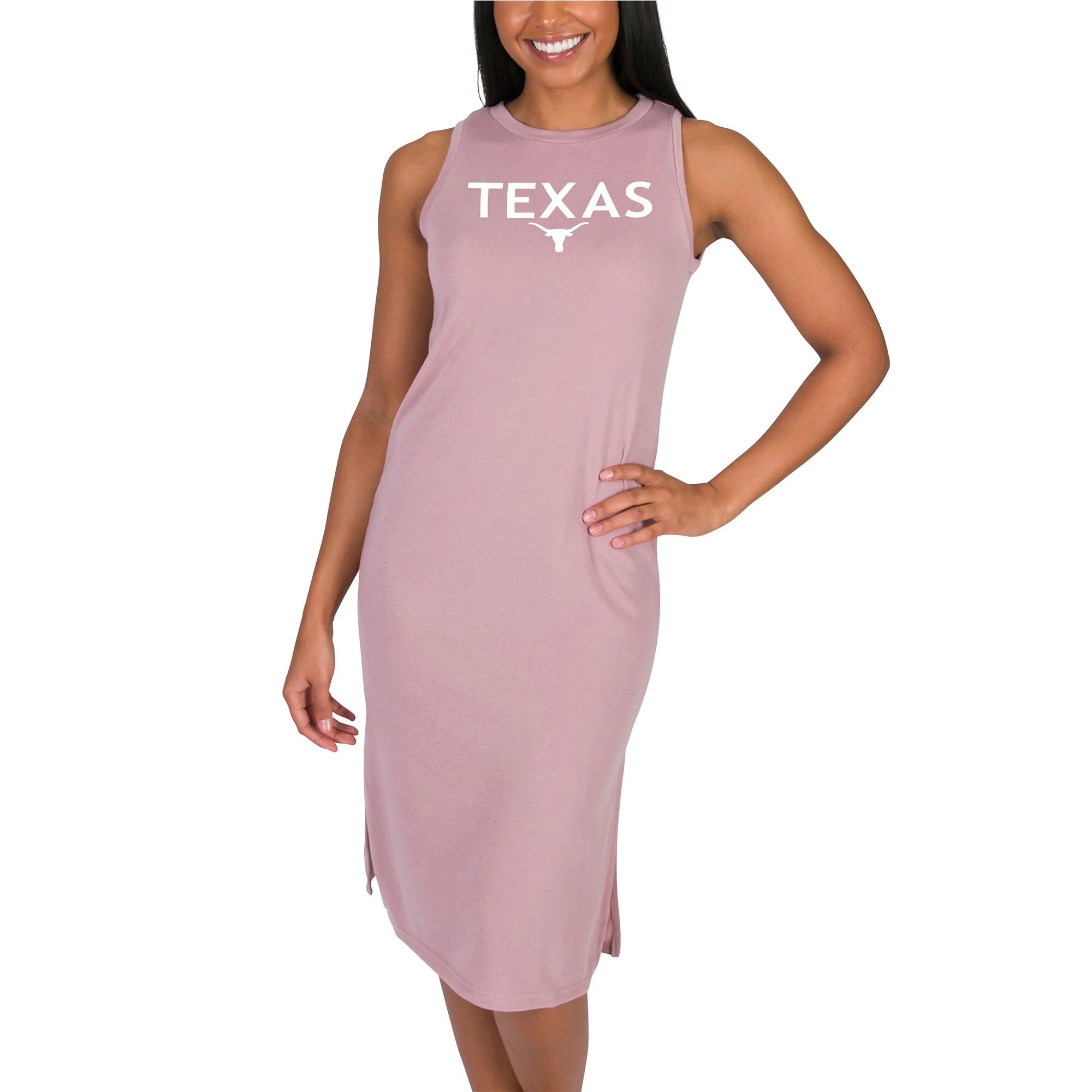 Women's Concepts Sport Pink Texas Longhorns Team Logo Astoria Nightdress