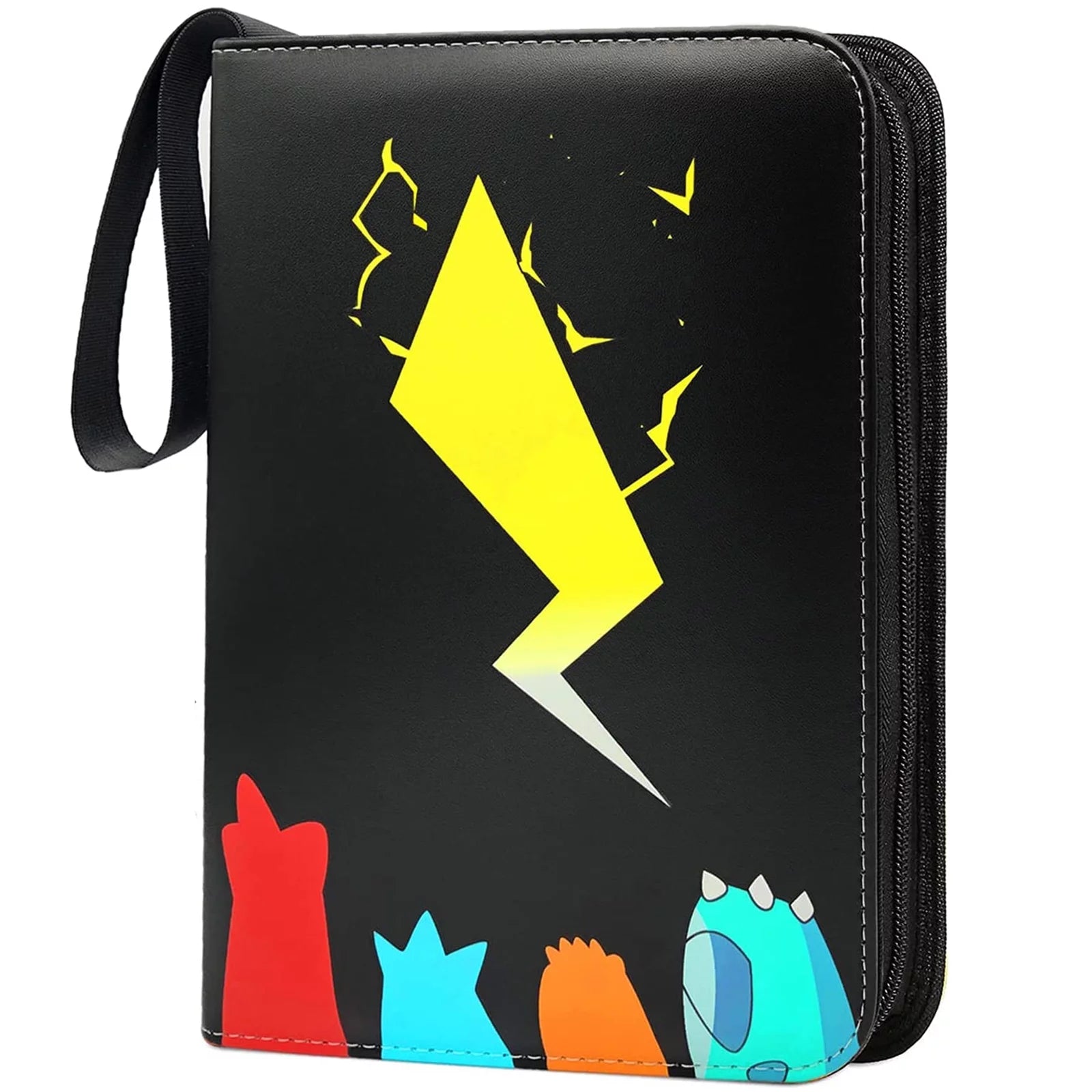 Vaupan 400 Carrying Card Binder Holder for Pokemon Cards, Trading Cards Collector Album Holder Storage Book Folder, Baseball Card Sleeves with 50 Removable Sheets 4 Pocket Pages