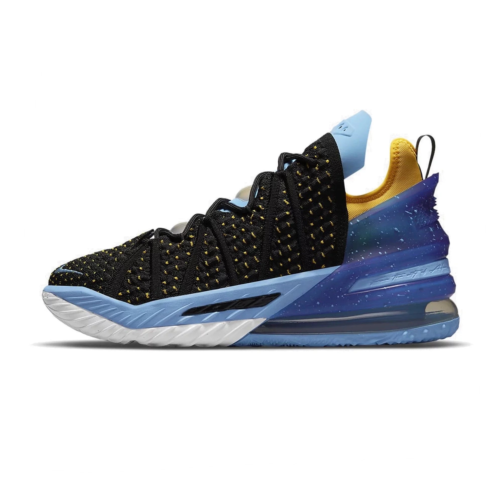 Men's Nike Lebron XVIII Black/University Gold-Coast (CQ9283 006) - 10