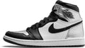 Nike Jordan Womens Shoes Air Jordan 1 Mid SE Light Club CW1140-100 12.5 Black/Metallic Silver-white-bl