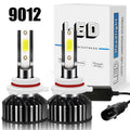 For 2014-2016 Buick Lacrosse Bright 9012 LED Headlight Bulbs High/Low Beam White 6000K 2PCS 60W 10000LM COB