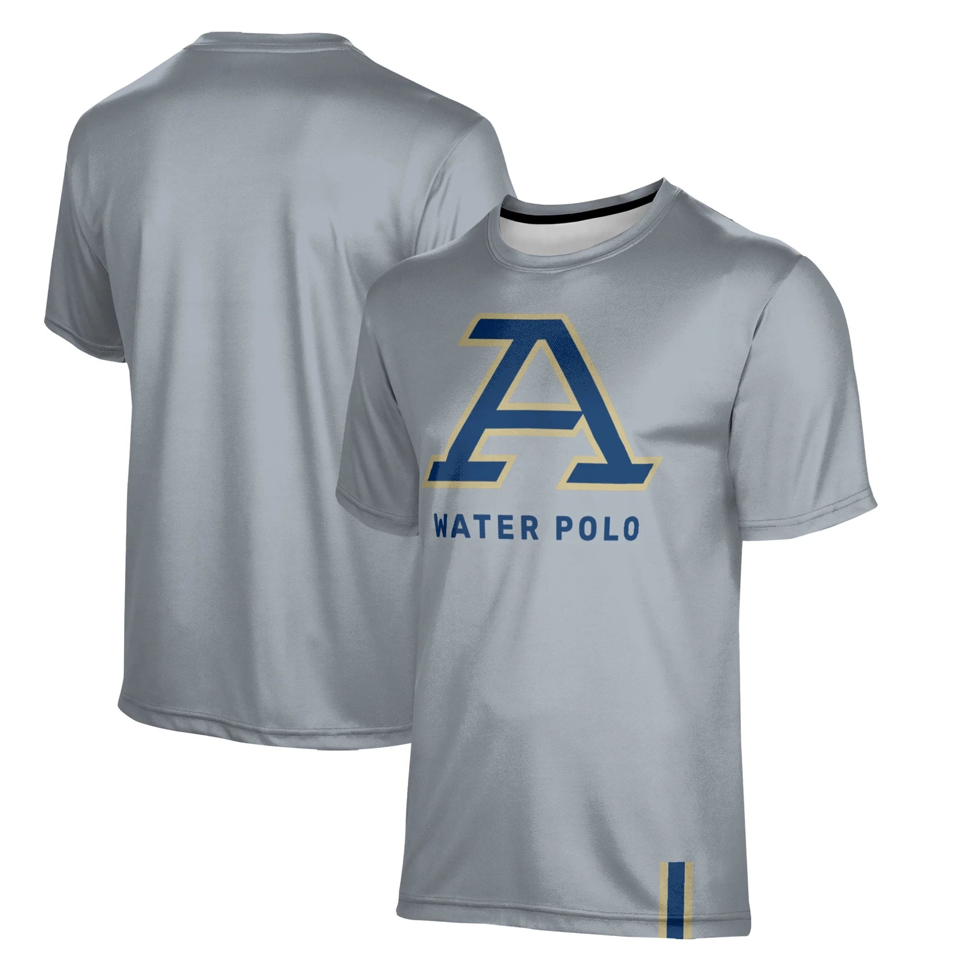 Men's ProSphere Gray Akron Zips Water Polo Logo T-Shirt