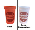 Set of 2 promo color changing Doctor Dr. Pepper 17 ounce Mood Cups 10 4 2 retro