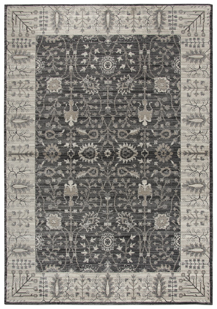 Gatney Rugs Woodwind Area Rug PN6975 Gray Vines Leaves 9' 10 x 12' 6 Rectangle