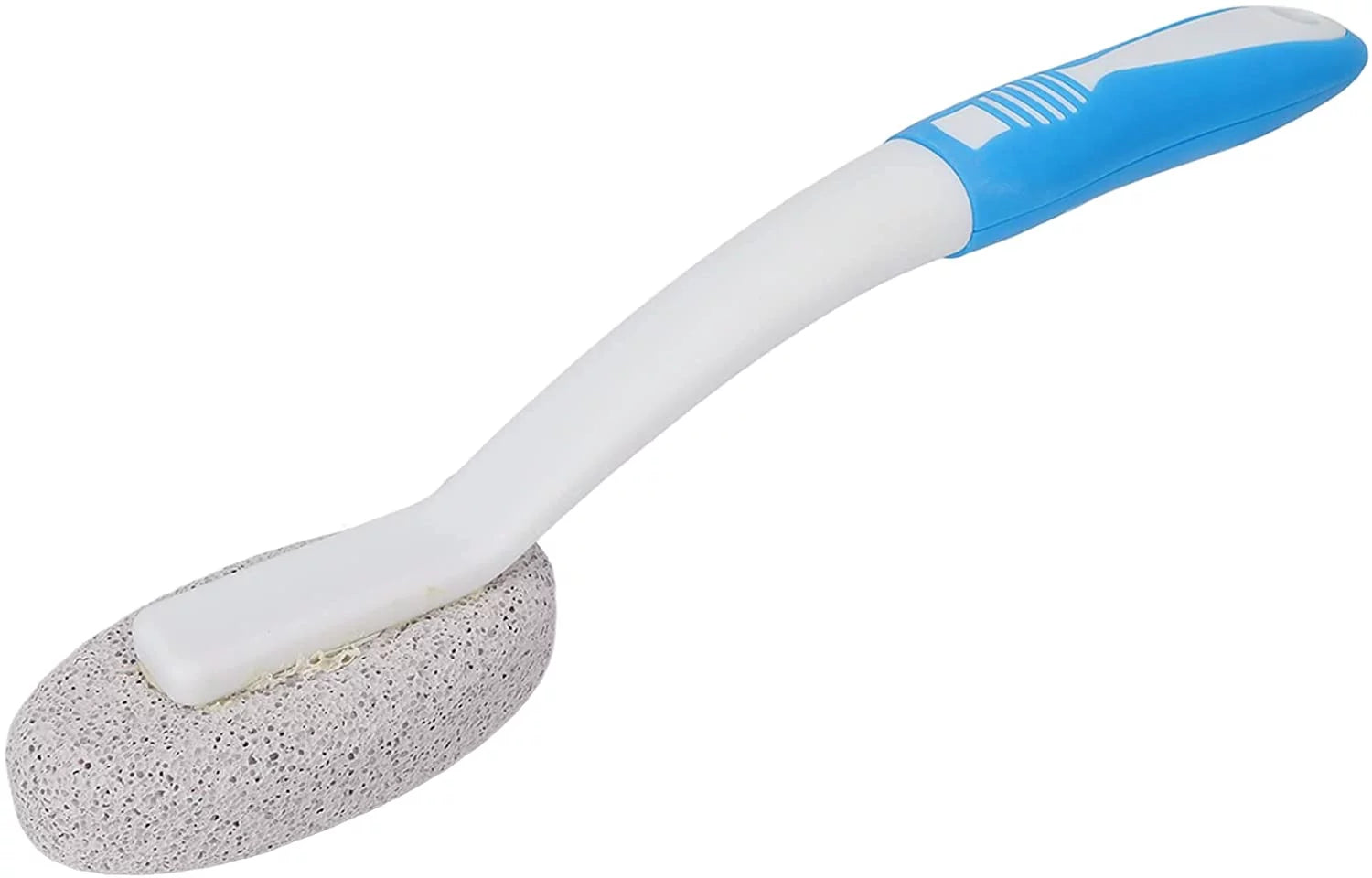 Pumice Stone Toilet Brush, Ergonomic Handle Scouring Stick Toilet Bowl Scrubber for Bath, Pool, Kitchen
