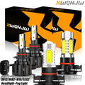 4x Combo 9012 LED Headlight Bulb Kit H16 Fog Light for Buick LaCrosse 2014-2016