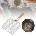 koolsoo BBQ Basket Grill Accessories Outdoor with Handle Nonstick Barbecue Rack for Grill es Grilling Basket for Vegetables Veggie