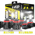 6x H11/H9 LED Headlight Hi/Lo Beam H8/H9/H11 Fog Light Bulbs For Buick LaCrosse 2010-2013