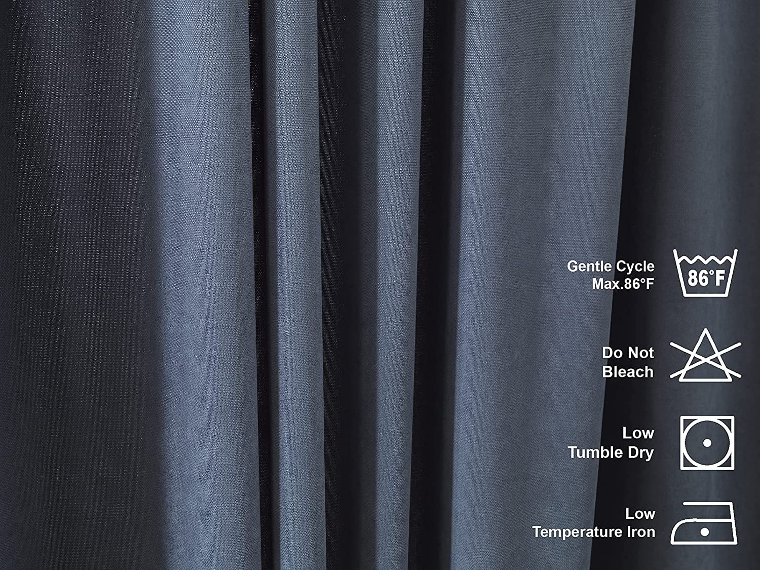52x63 Solid Color Curtains Home Decorative Hanging Back Tap, Nursery Room Bedroom Kitchen Office Windows Home Decaration, SkyBlue