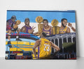 Lebron James Lakers Mural Poster or Wrapped Canvas