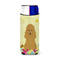 Easter Eggs Poodle Tan Michelob Ultra Hugger for Slim Cans