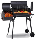 Charcoal Grills Outdoor Barbecue Grill Portable BBQ Grill with Wheels for Backyard Camping Picnics