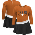 Girls Infant Texas Orange/Black Texas Longhorns Heart to Heart French Terry Dress