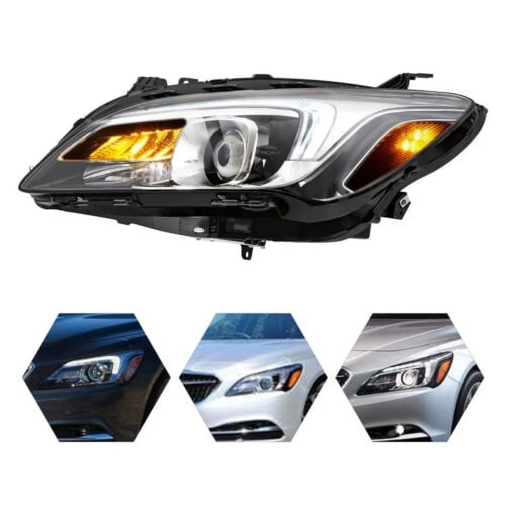 For Buick LaCrosse 2017 20718 2019 Front Headlight W/ AFS LED DRL Left Driver Side LH