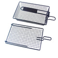 GoolRC Grill Basket,Metal Barbecue With Lid Metal Barbecue With Lid Handle Bbq Barbecue Bbq Barbecue Tool Nonstick Barbecue With Removeable Wooden Handle Bbq Mewmewcat Removeable Wooden Handle Buzhi