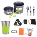 Radirus Outdoor Furnace, Portable Camping Cookware Mess Kit for 1-2 Person, Perfect for Camping Hiking Picnic