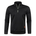 HHeiK Men's 1/4 Zip Turtleneck Athletic Polo Tops Fleece Long Sleeve Pullover Sweaters