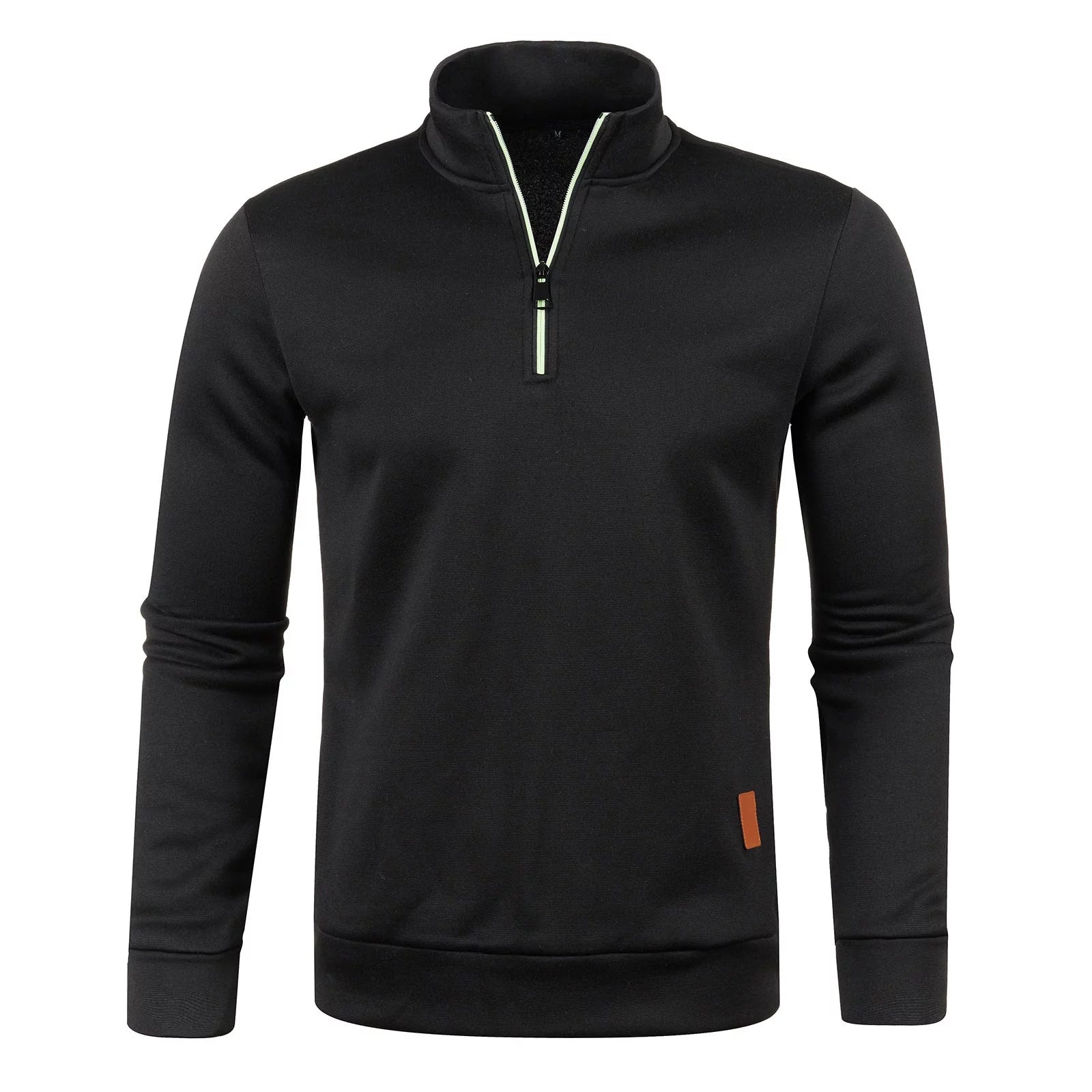 HHeiK Men's 1/4 Zip Turtleneck Athletic Polo Tops Fleece Long Sleeve Pullover Sweaters