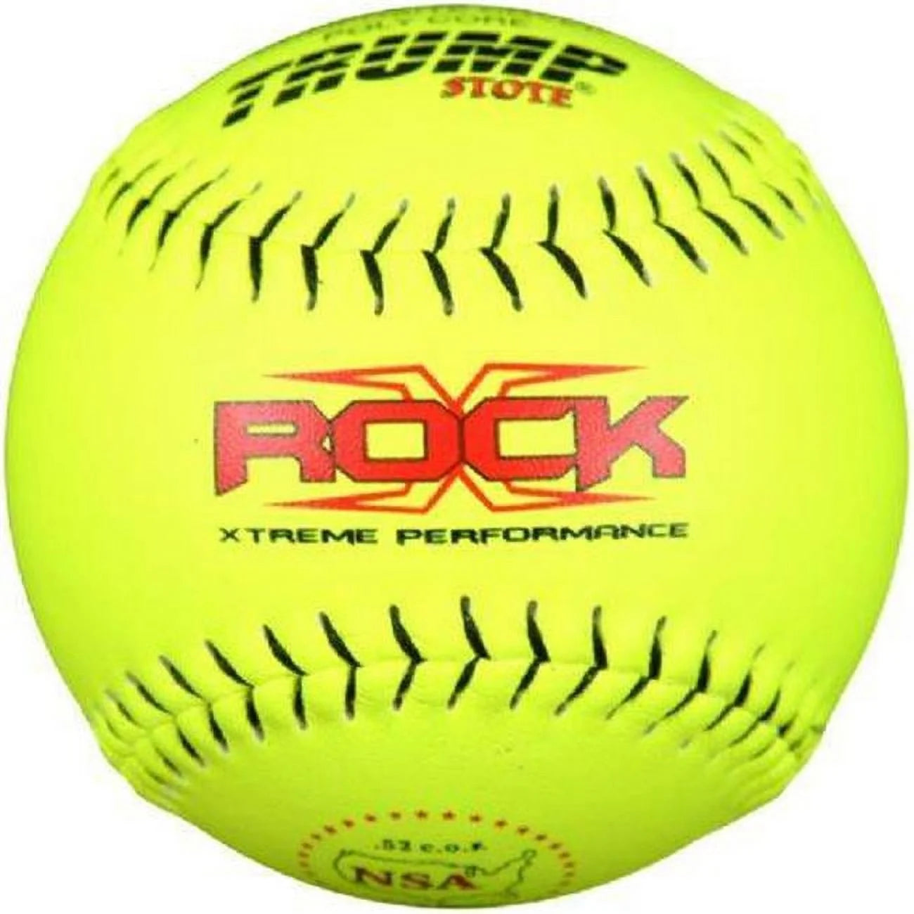 The Rock  Trump X-ROCK-NSA-RP-Y Series 12 in. 52-275 NSA Composite Leather Softball
