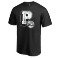 Men's Fanatics Branded Black Philadelphia 76ers Letterman T-Shirt