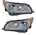 Fits 10-13 Lacrosse Left & Right Halogen Headlamp Assemblies - Set