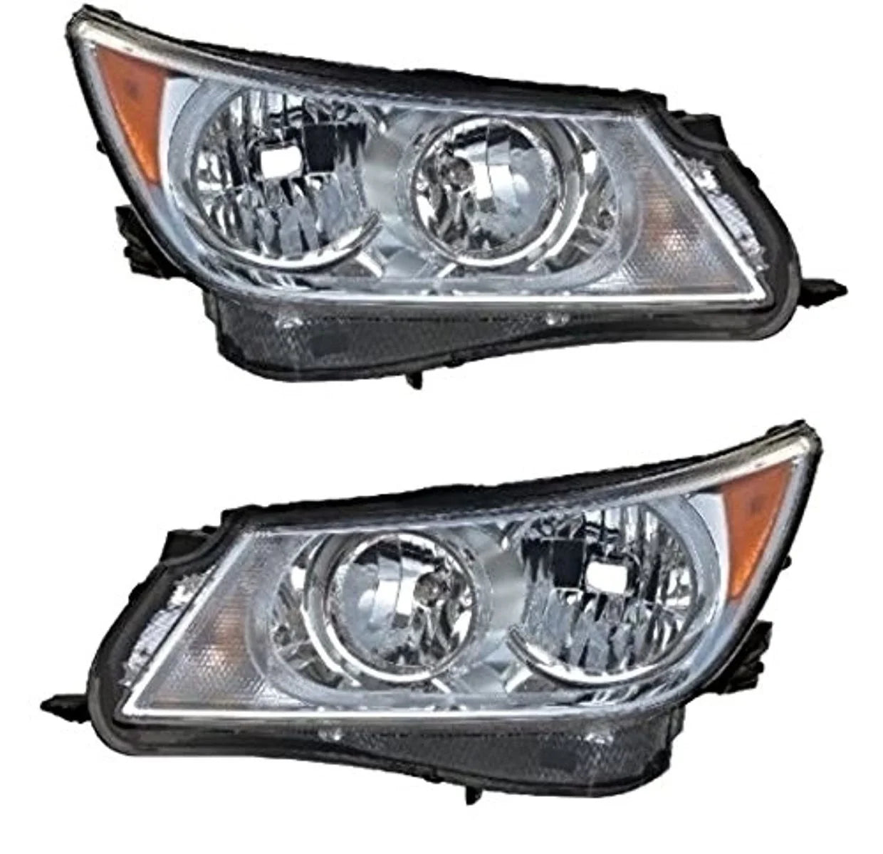 Fits 10-13 Lacrosse Left & Right Halogen Headlamp Assemblies - Set