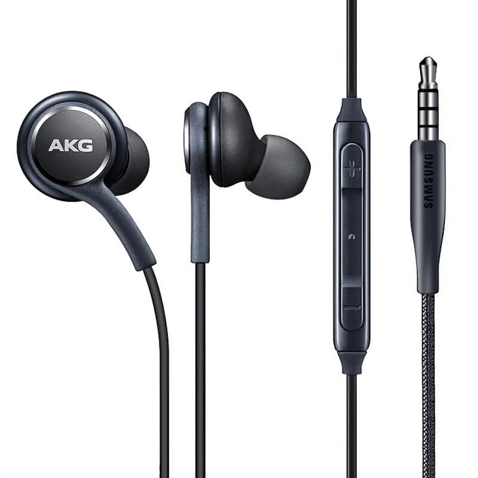 Hands-free AKG Earphones Headphones Headset w Mic Earbuds Earpieces X2R for Samsung Galaxy Tab 4 NOOK 10.1 (SM-T530) 3 10.1 GT-P5210 2 10.1, S8 Plus S6, S10 Plus J7 Sky Pro active, S7 S5