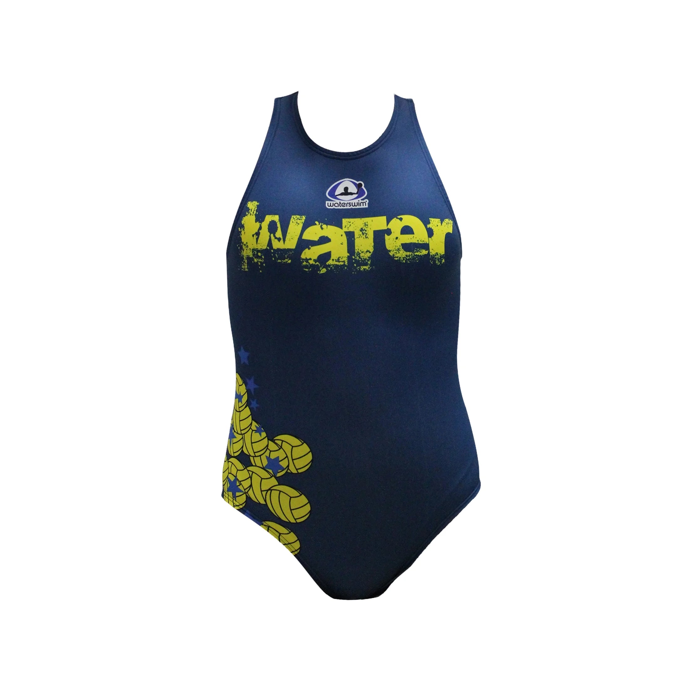 Swimsuit for Women Sport with Zipper on The Back Athletic Water Polo Rugby High Performance