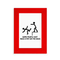 Tap Guide Back Art Deco  Fashion Picture Display Art Red Photo Frame