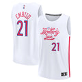 Men's Fanatics Branded Joel Embiid White Philadelphia 76ers Fastbreak Jersey - City Edition