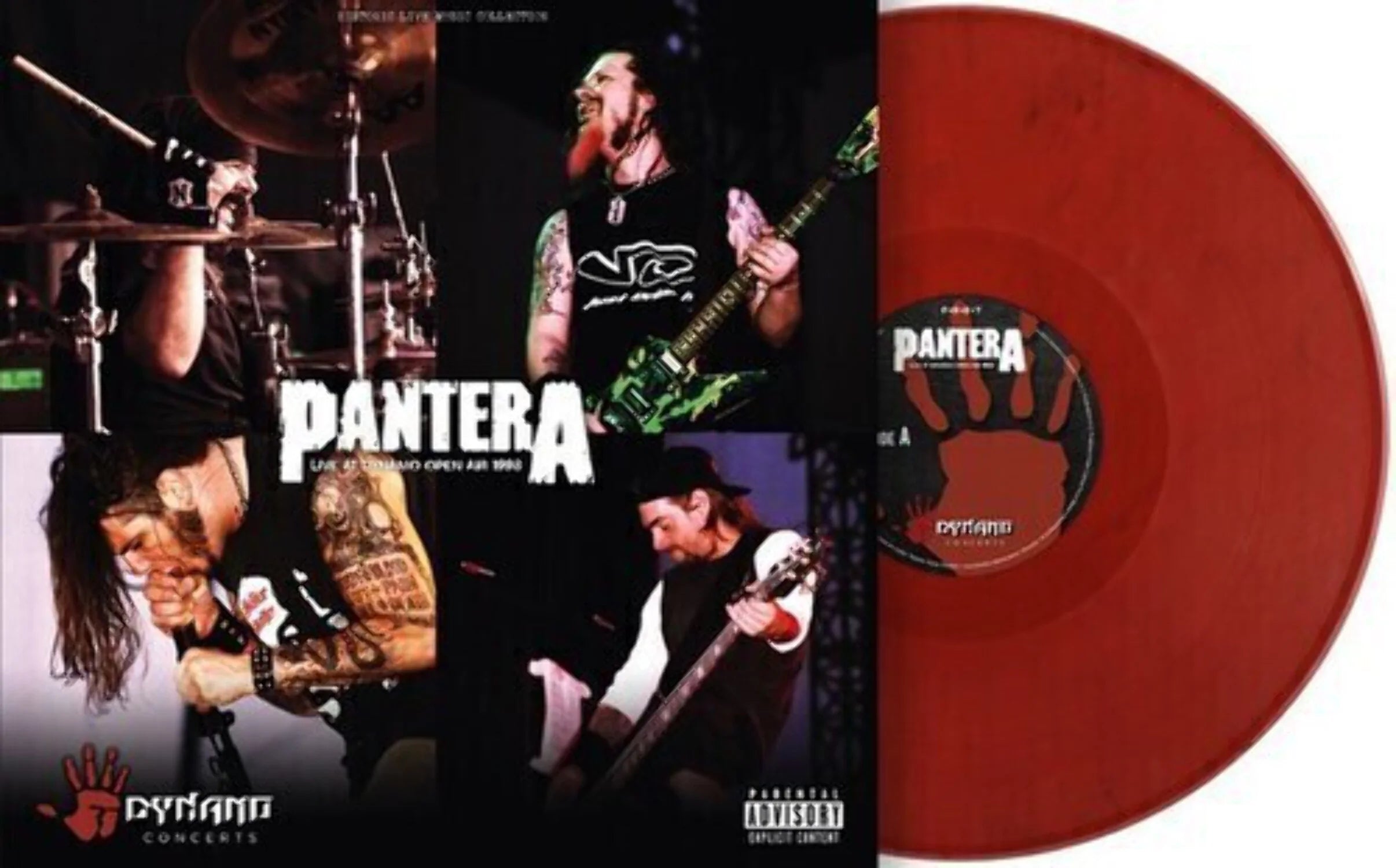 Pantera ¨C Live At Dynamo Open Air 1998 LP red vinyl