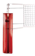 First Team Frontier Express Steel Competition Steel Volleyball System with Sockets44; Saddle Brown
