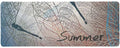 KXMDXA Beautiful Dragonfly and Wings Abstract Art Extra Extended Large Gaming Mouse Pad Mat Desk Pad Keyboard Mat 31.5x12 inch