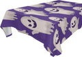 Hyjoy Halloween Ghost Tablecloth Waterproof Washable Polyester Square Table Cover Durable Tablecloth for Kitchen Dining Table Party Decor (54 X 54 Inch)