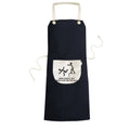 Tap Guide Back Art Deco Fashion Apron Bib Sarong Cooking Baking Kitchen Pocket Pinafore