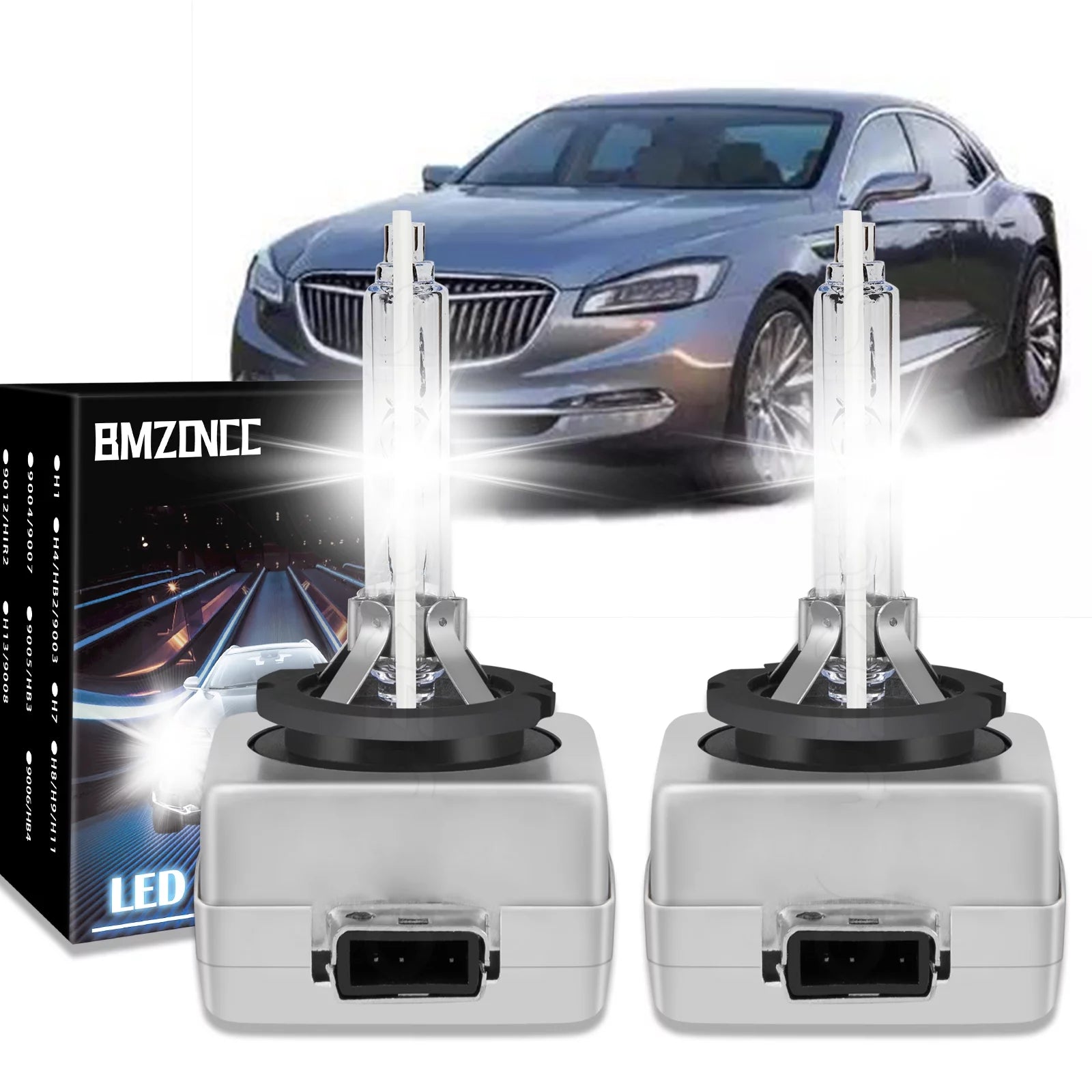 BMZONCC For Buick LaCrosse 2014 2015 2016 2X D3S HID Xenon Headlight Bulbs High Low Beam