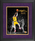 LeBron James Los Angeles Lakers Framed 11 x 14 2023 NBA All-Time Leading Scorer Spotlight with Facsimile Signature
