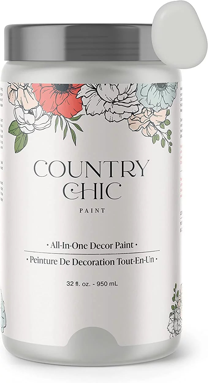 Country Chic Chalk Style Paint for Furniture, Lazy Linen, 32 fl oz